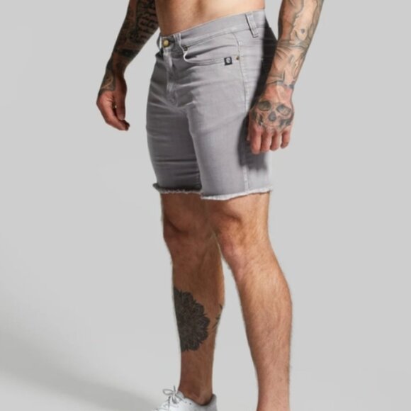 Born Primitive Men's Jean Short Gray Medium - Picture 1 of 4